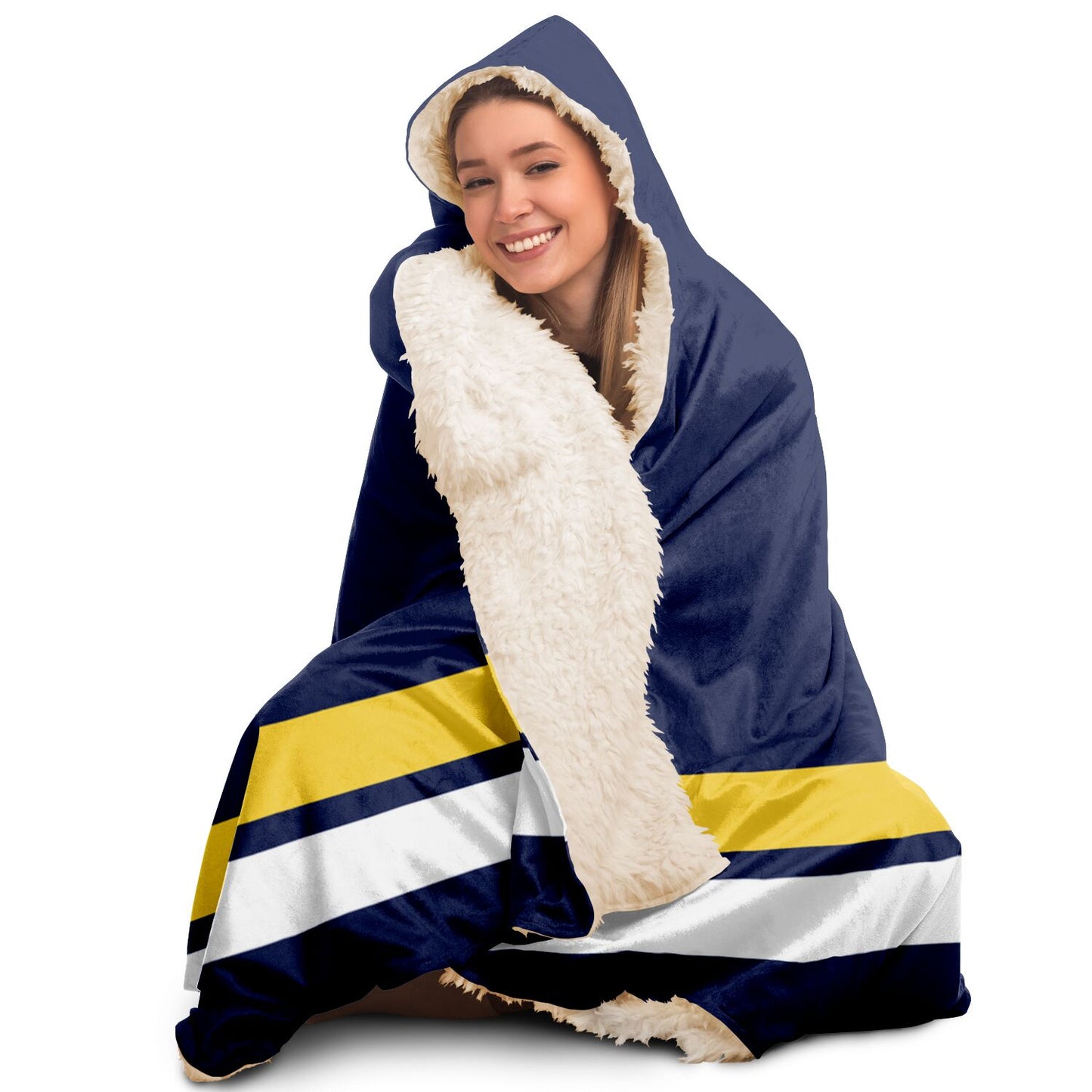 Field hockey hooded blanket