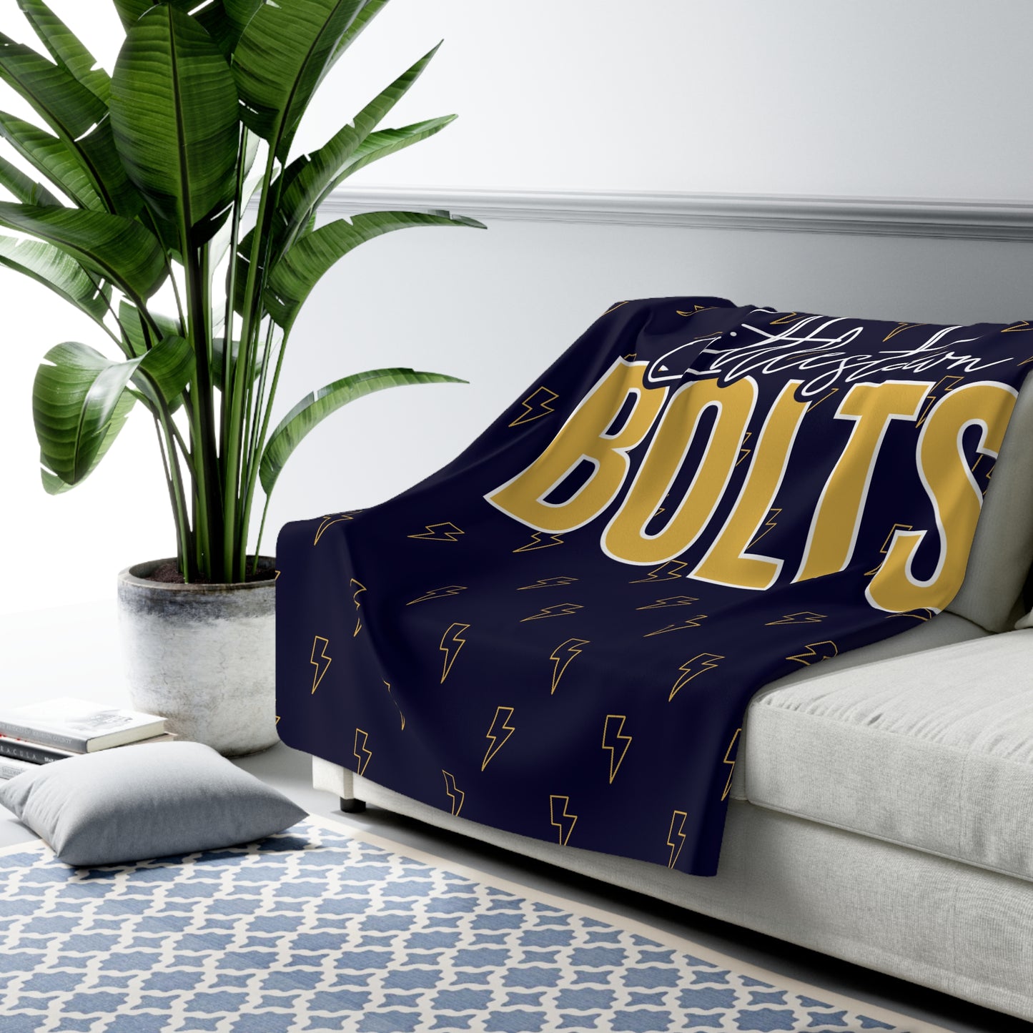 Littlestown Bolts (Sherpa Fleece Blanket)