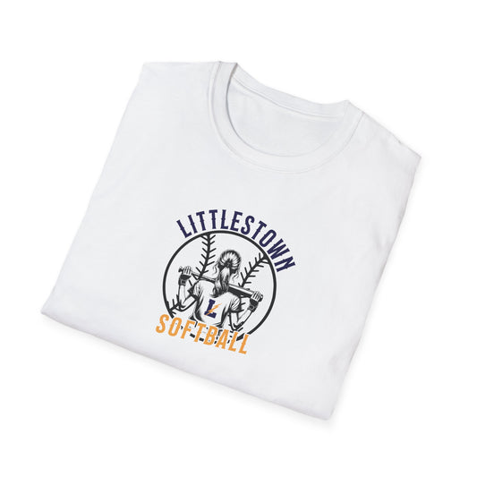 softball girl  Softstyle T-Shirt