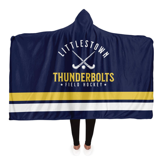 Field hockey hooded blanket