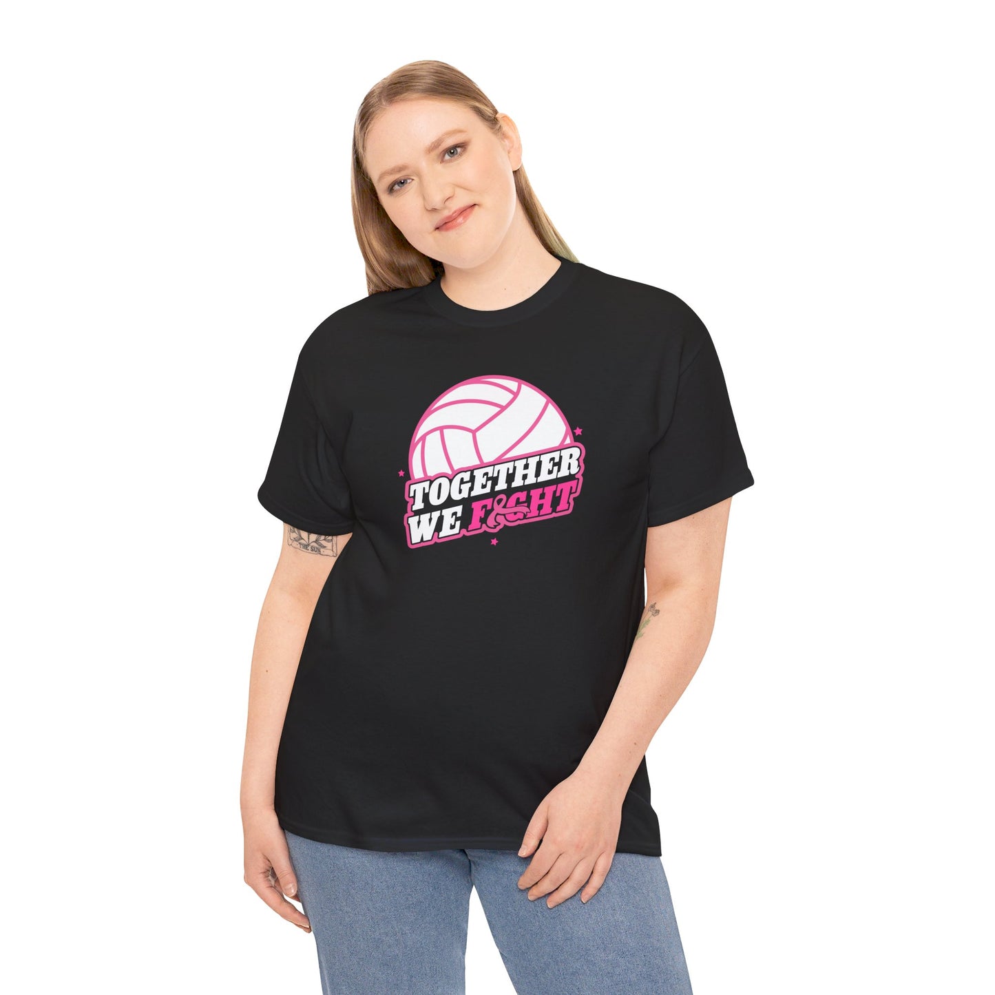 Breast cancer volleyball shirt