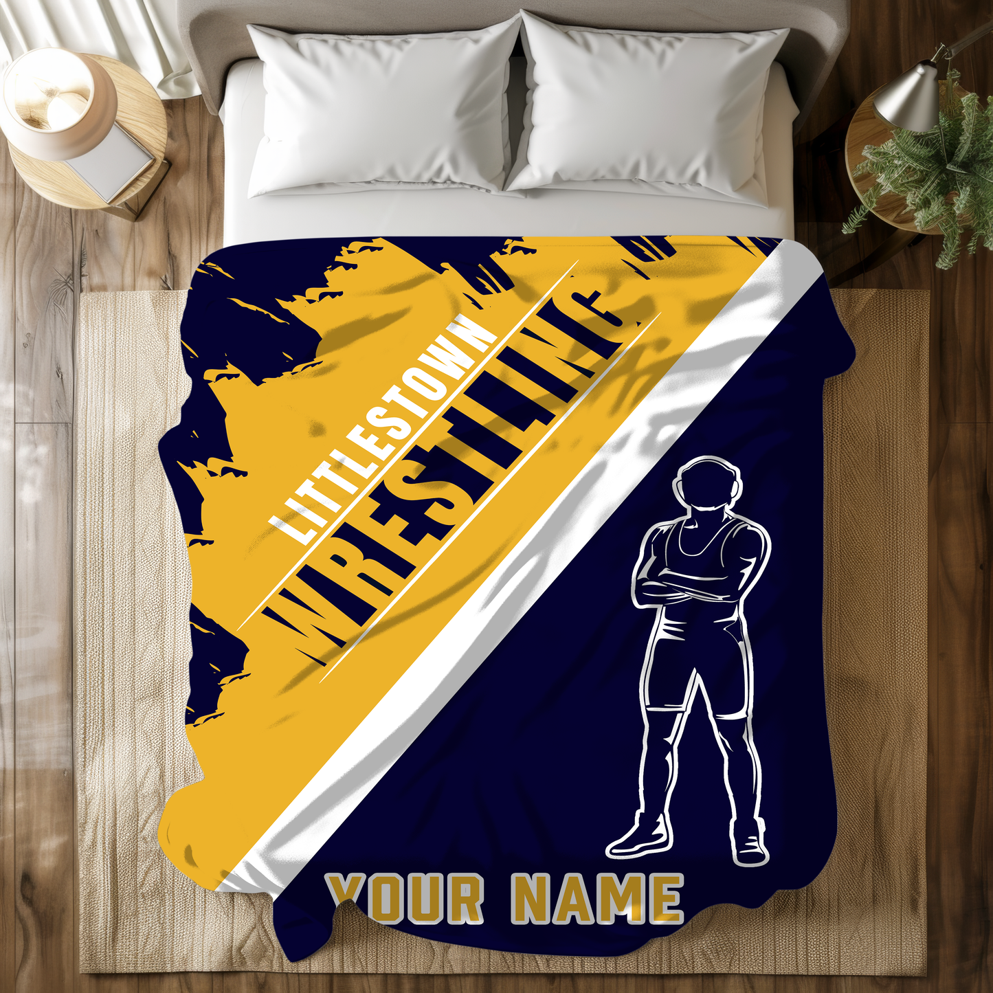 CUSTOM Wrestling blanket