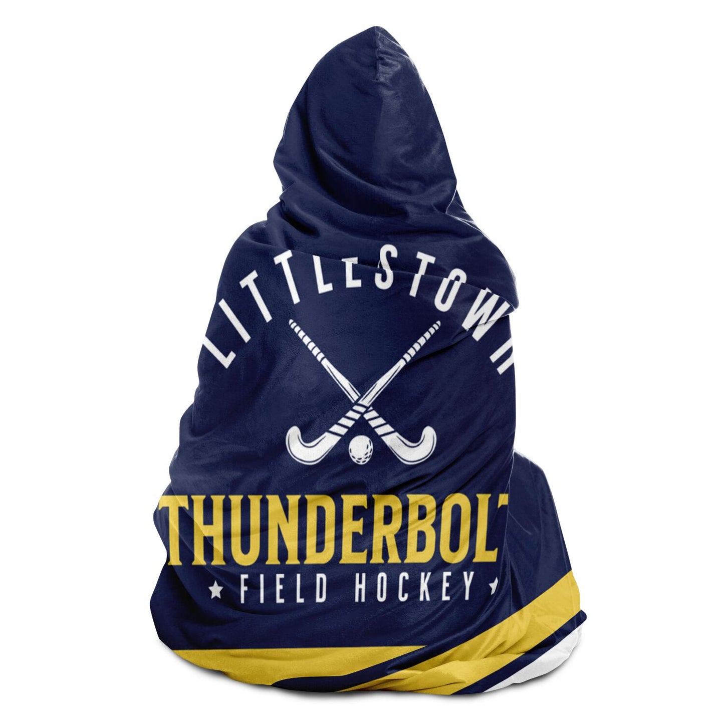 Field hockey hooded blanket